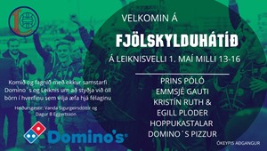 Fjölskylduhátíð Domino‘s og Leiknis 1. maí