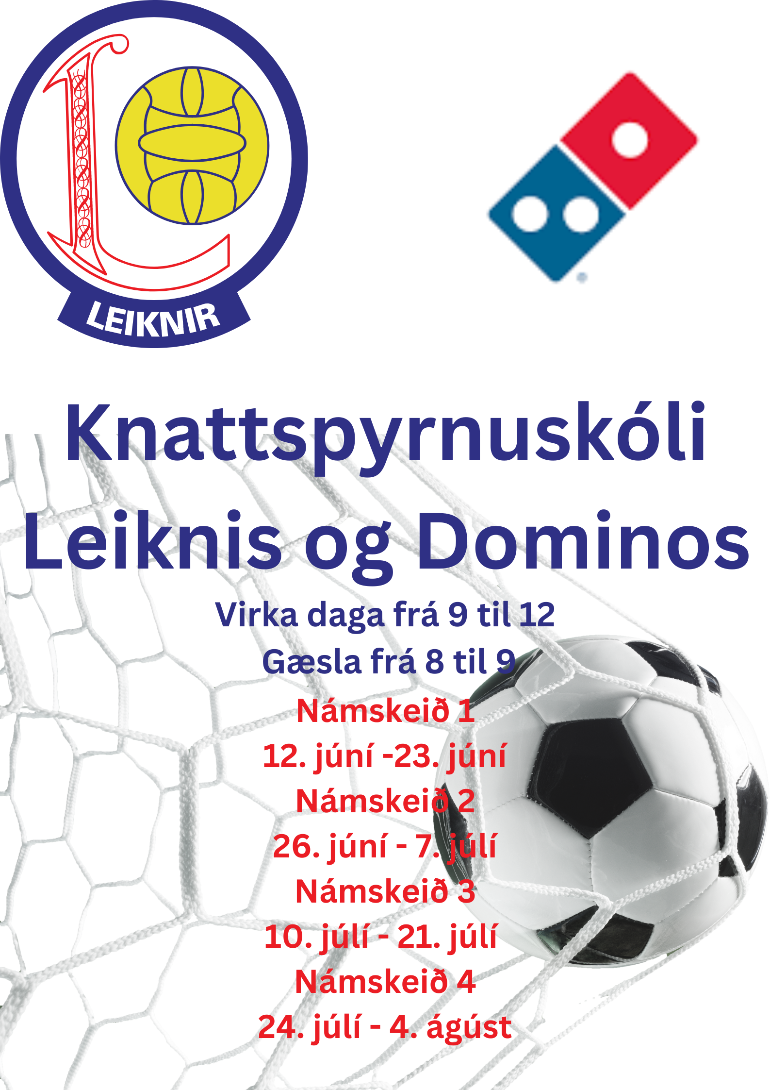 Knattspyrnuskóli Leiknis Og Dominos